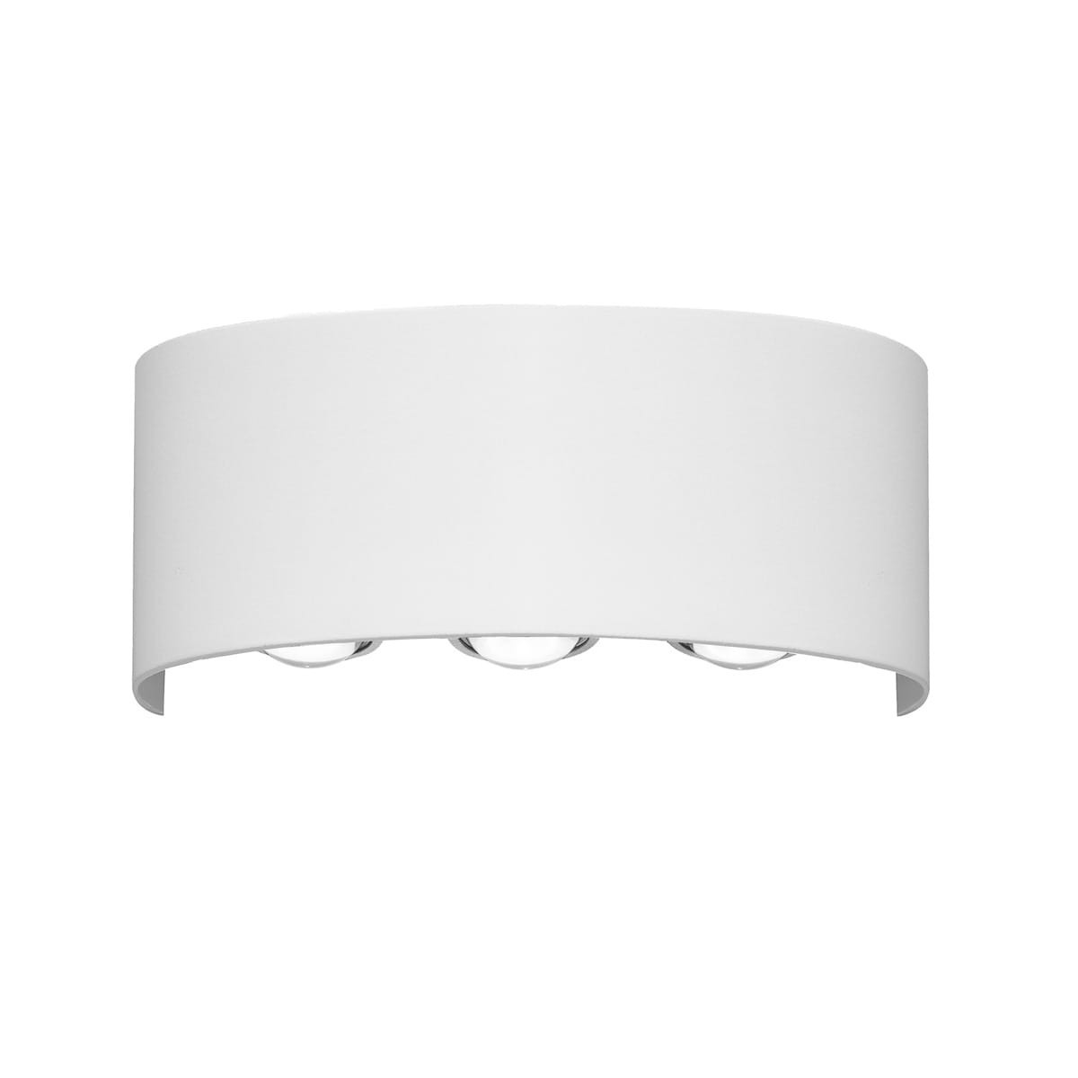 Kinkiet zewnętrzny ORTELObiały LED 3x6W 500lm IP54 Italux