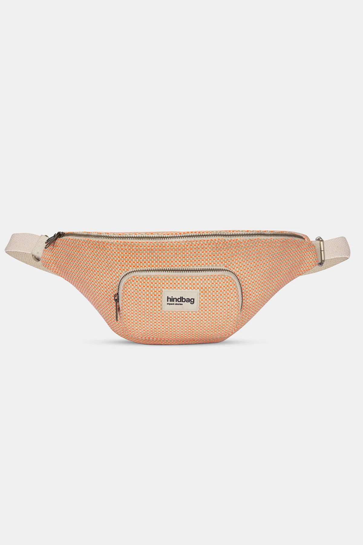 Sac banane Sofia Tressage corail