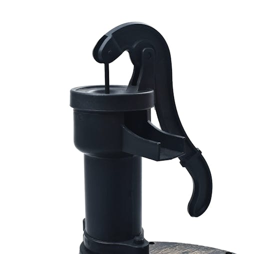 NNEVL Garden Water Fountain Barrel with Pump