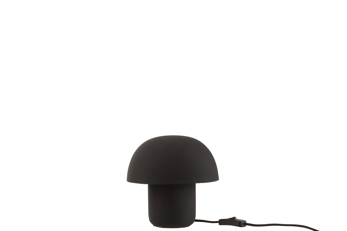 J-Line tafellamp - ijzer - zwart - small