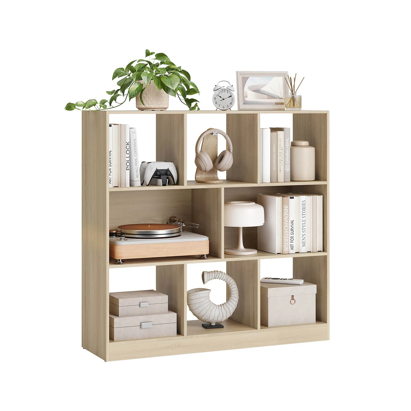 Meuble de rangement avec compartiments ouverts