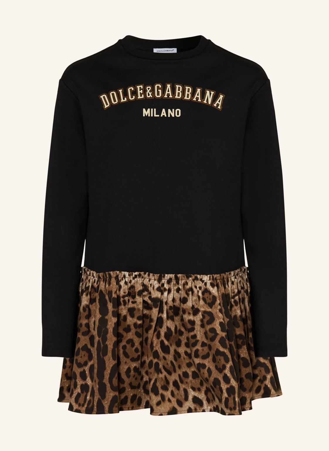 DOLCE & GABBANA Kleid im Materialmix