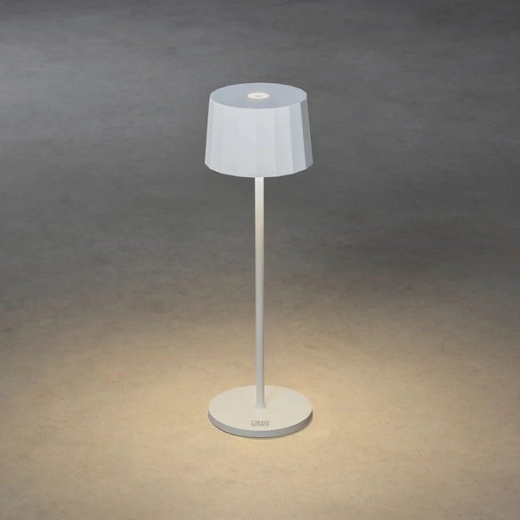 USB-Tischleuchte »Positano«, weiß, Höhe: 35 cm, dimmbar, inkl. Batterie