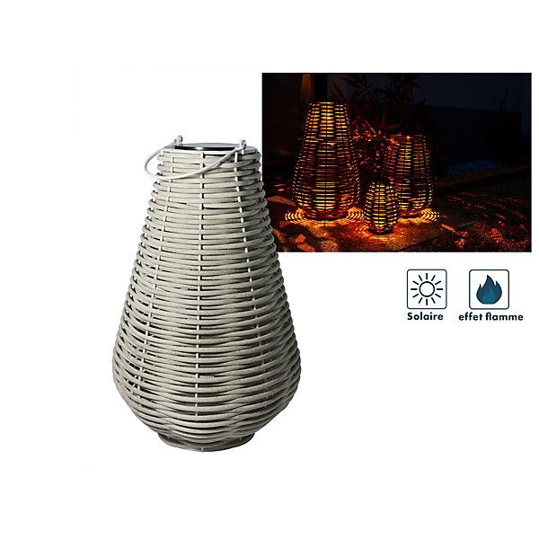 Lanterne solaire Aretha h65cm Orium