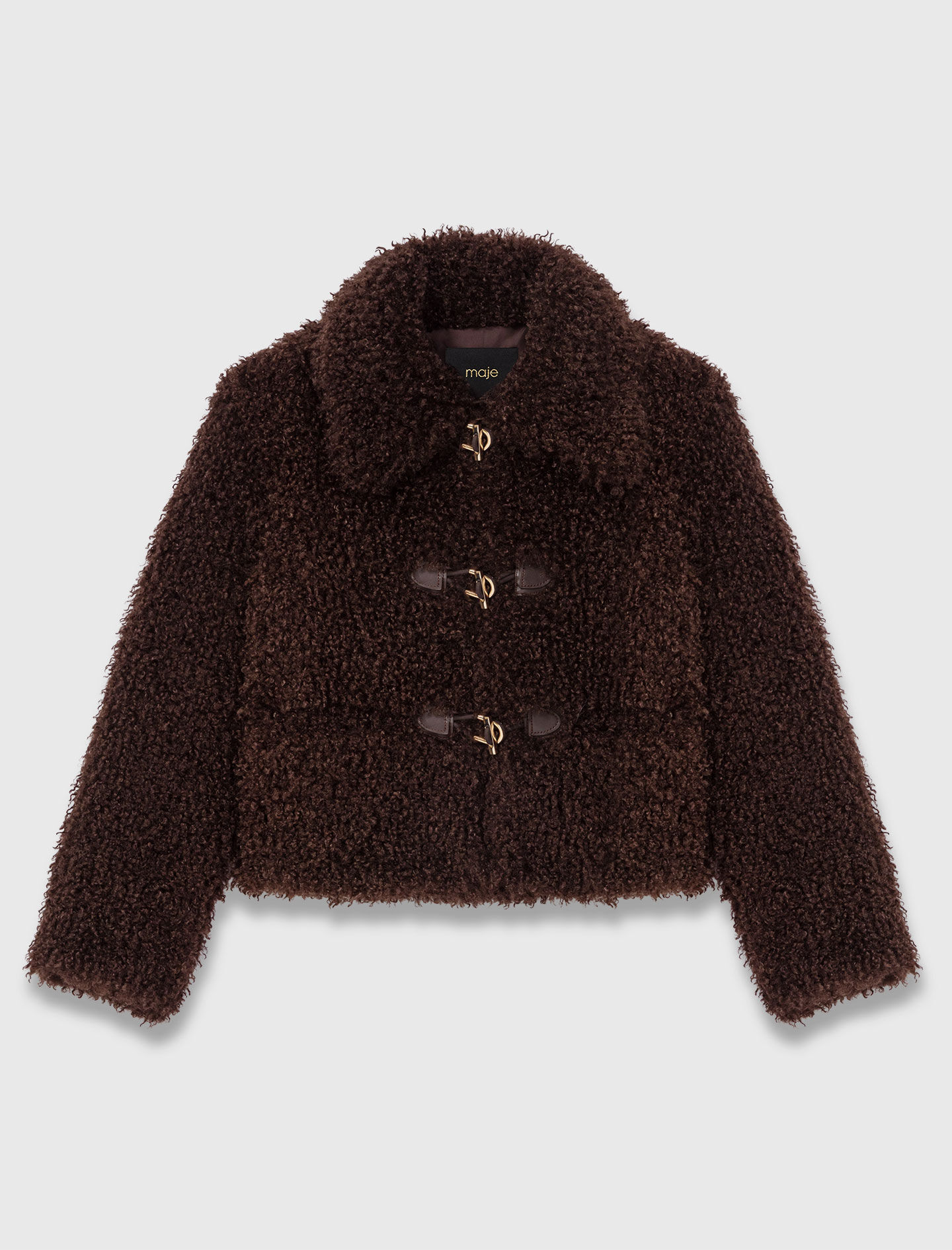 Manteau court à bouclette