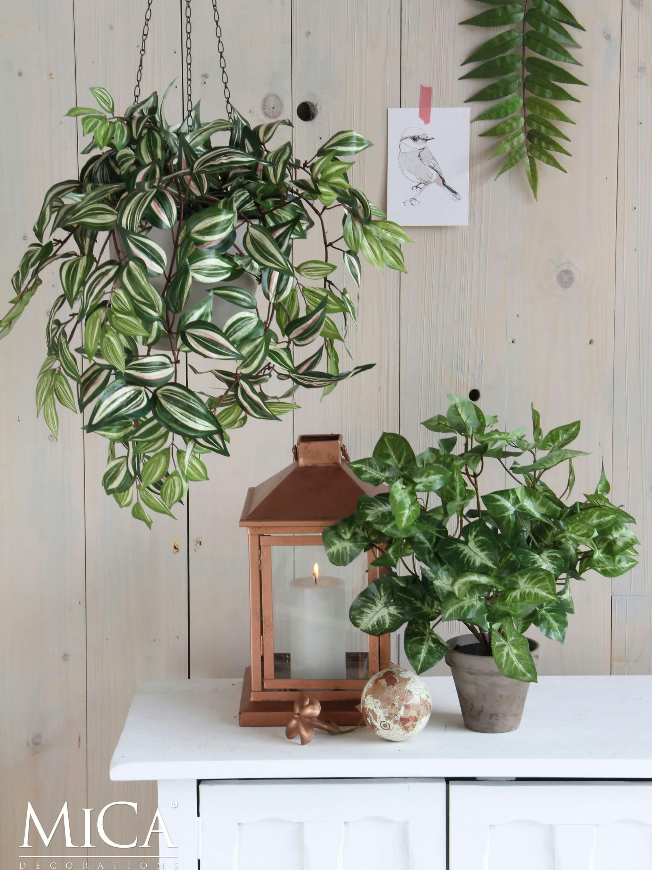 - Tradescantia artificielle vert H54