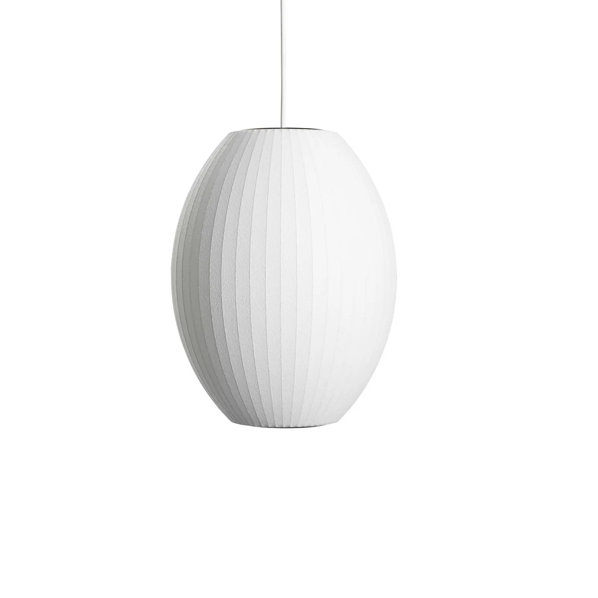 HAY - Nelson Cigar Bubble Pendelleuchte S, Ø 35.5 x H 44 cm, off white