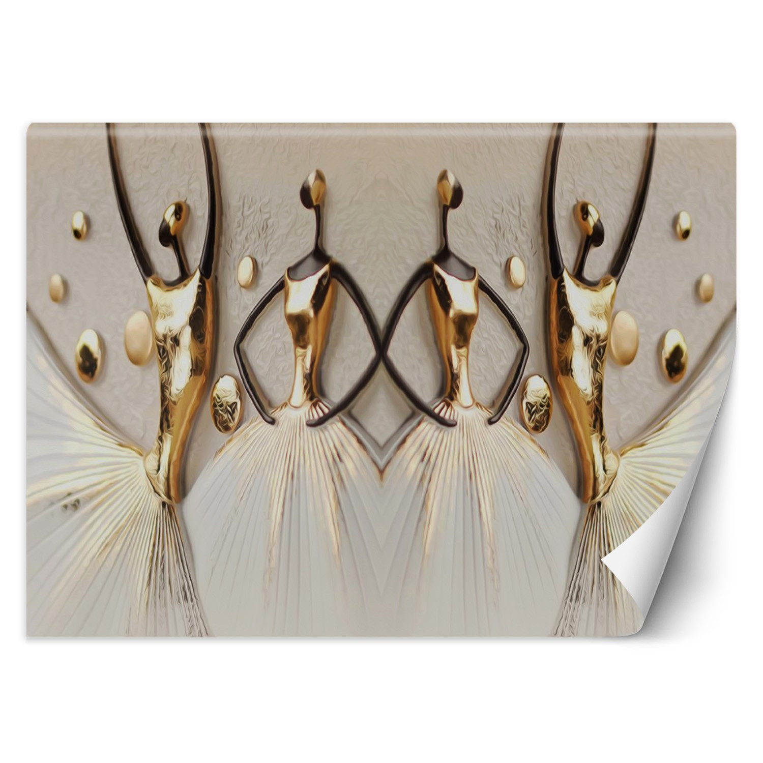 Feeby Fototapeta, Sylwetki kobiety taniec 150x105