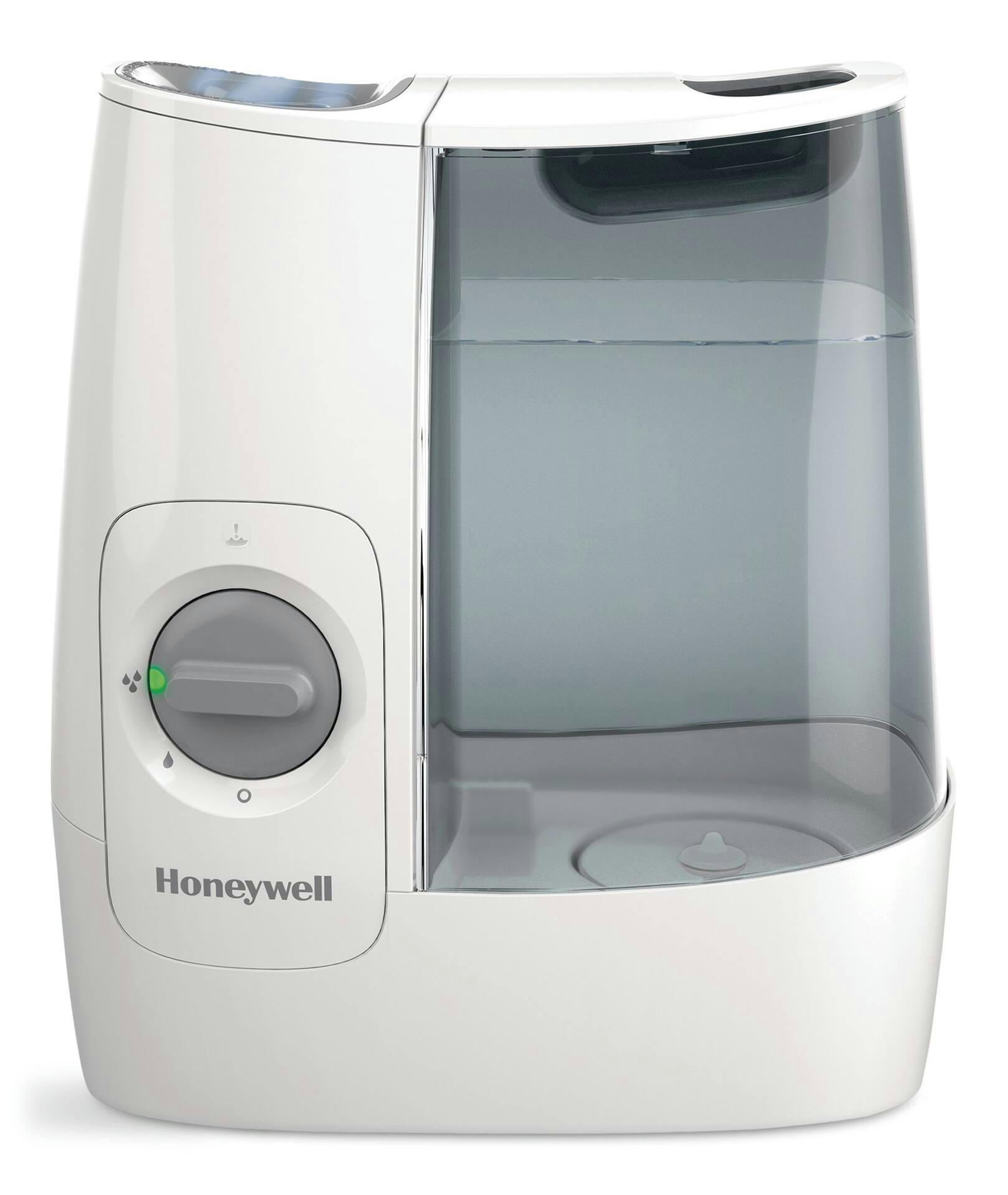 Honeywell HWM845WC Soothing Comfort Warm Mist Air Humidifier with Cup, White/Grey, 1G