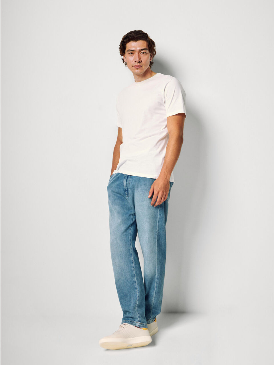 Long fiber cotton t-shirt