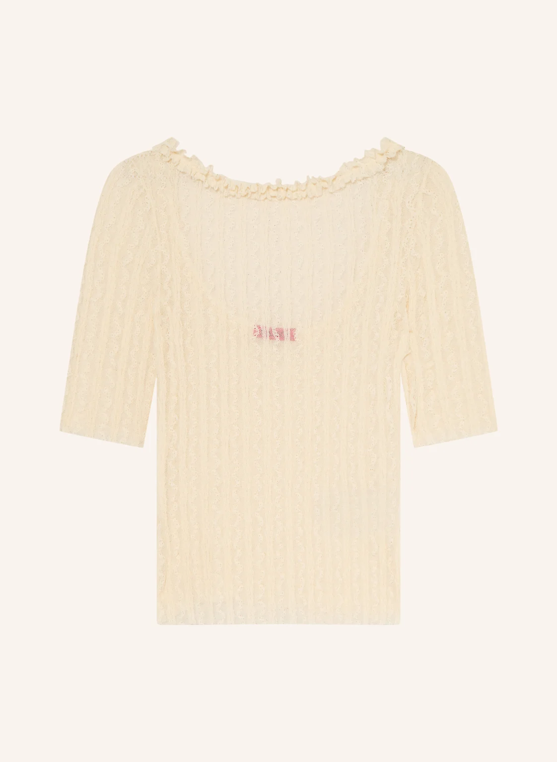 MAX & Co. Spitzenshirt ALFIO mit Rüschen