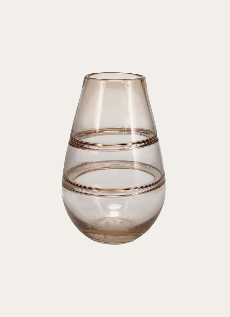 PETIT VASE EN VERRE RICOCHET AMBRE
