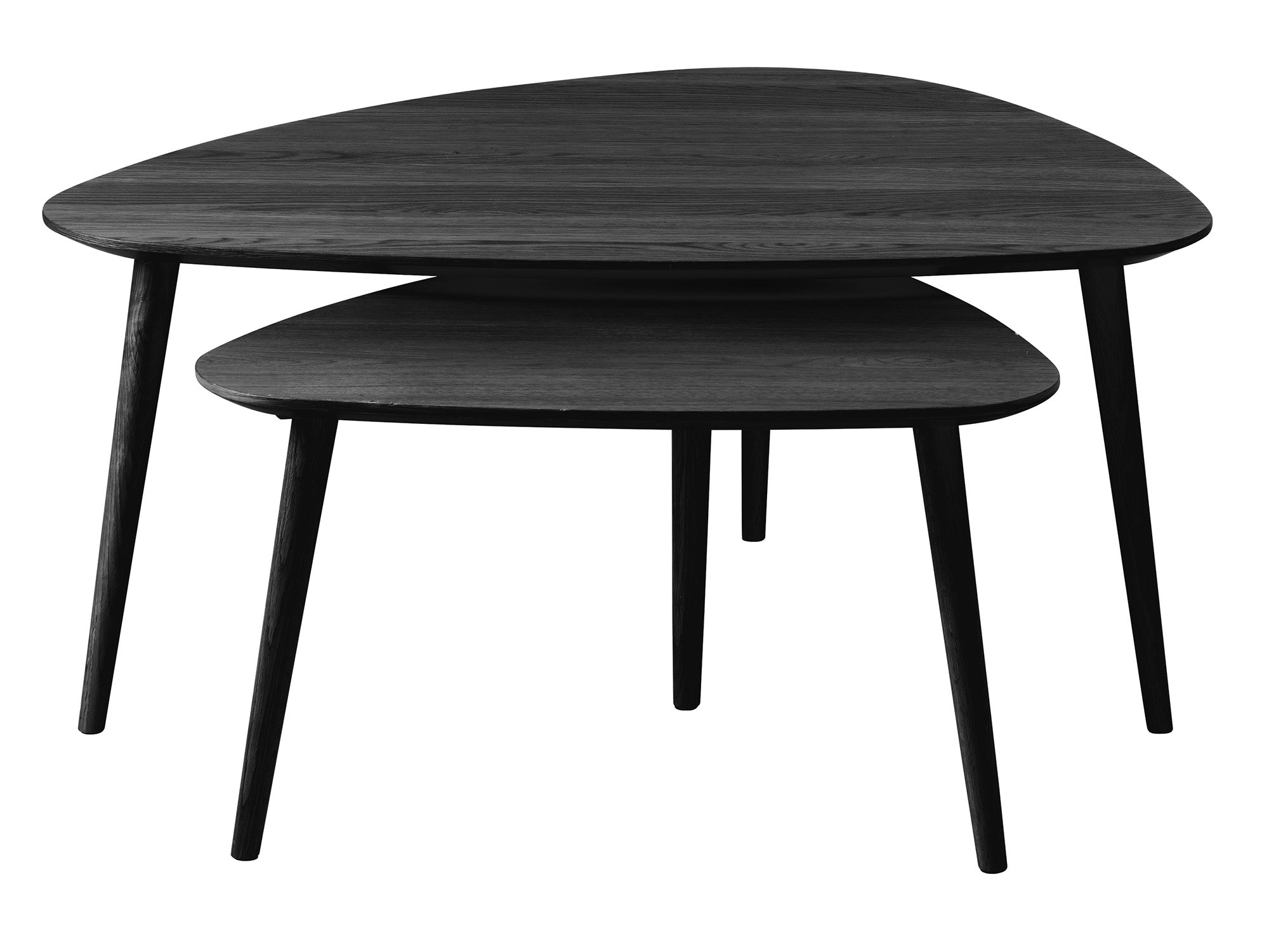 Loff Design Salontafel Albany - 100 x 70 cm - Zwart - Set van 2