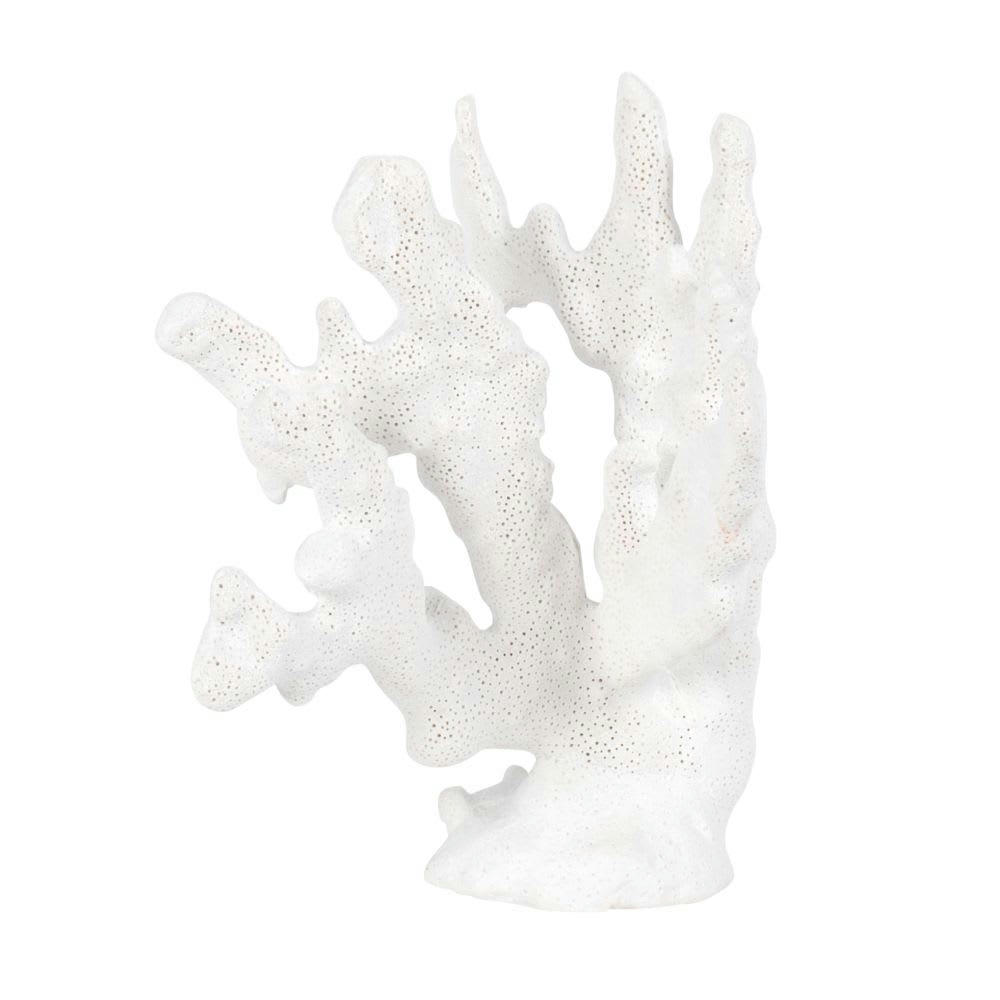 - Statuette corail blanc H17