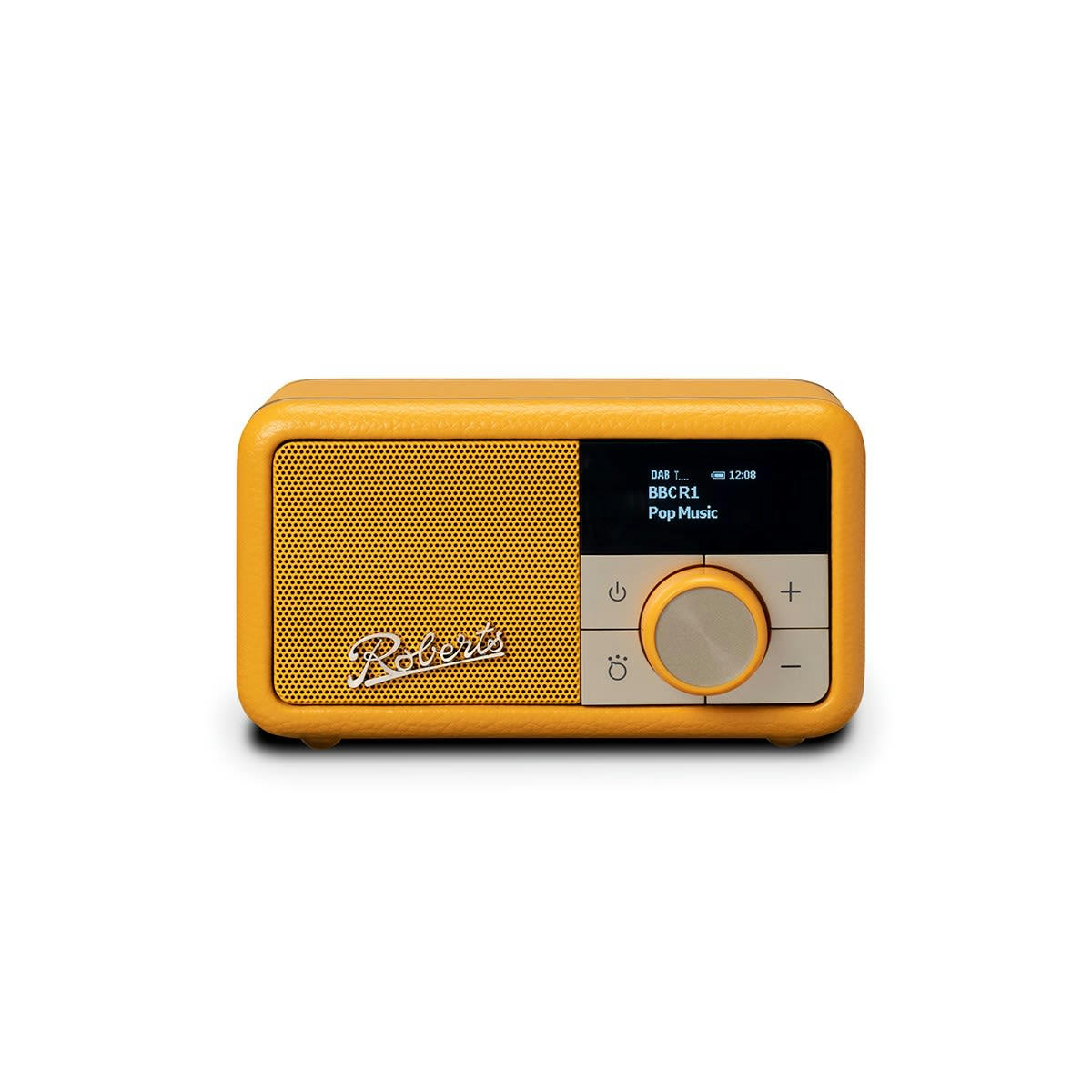 REV-PETITE - Radio DAB-FM bluetooth portable rétro jaune soleil