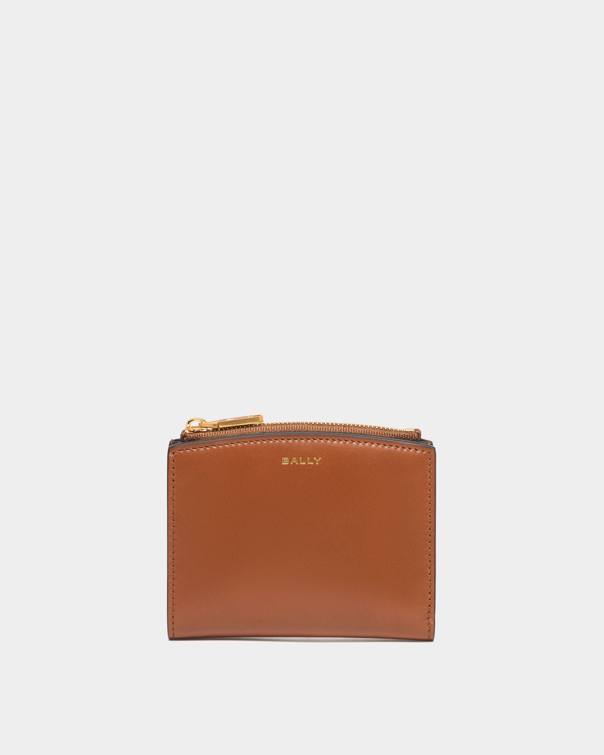 Althea Geldbörse aus Leder in Amber Brown