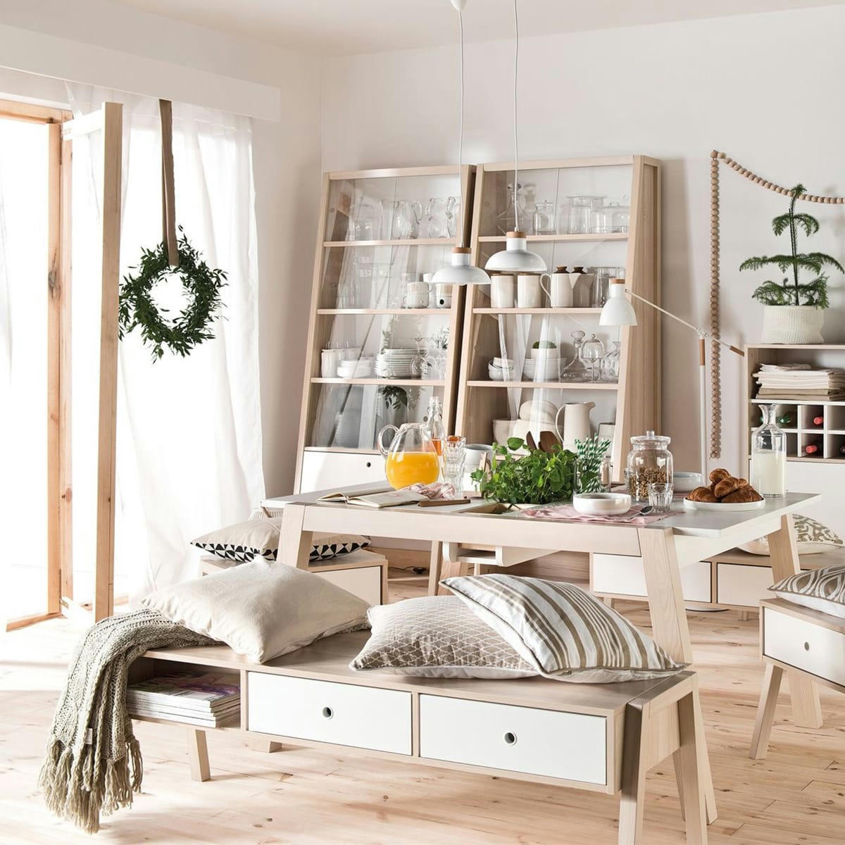 - Banc 3 tiroirs blanc