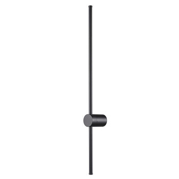 Lampa ścienna SPARO 100 czarna 100 cm