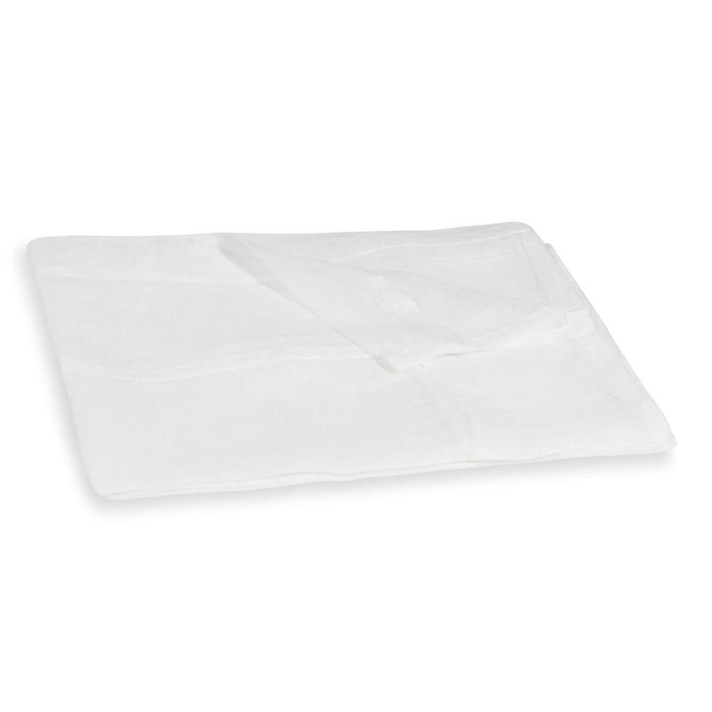 Marquise - Rideau court à nouettes en lin écru à l'unité 60x120