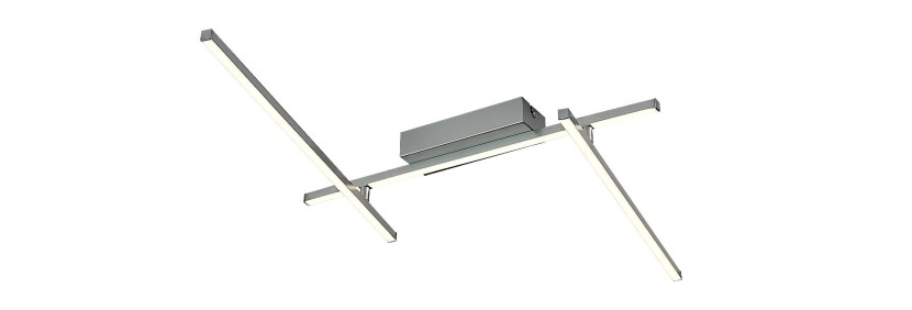 Lampa sufitowa Negan srebrno-biała LED 1x24W Neutralna biel 1550lm Rabalux