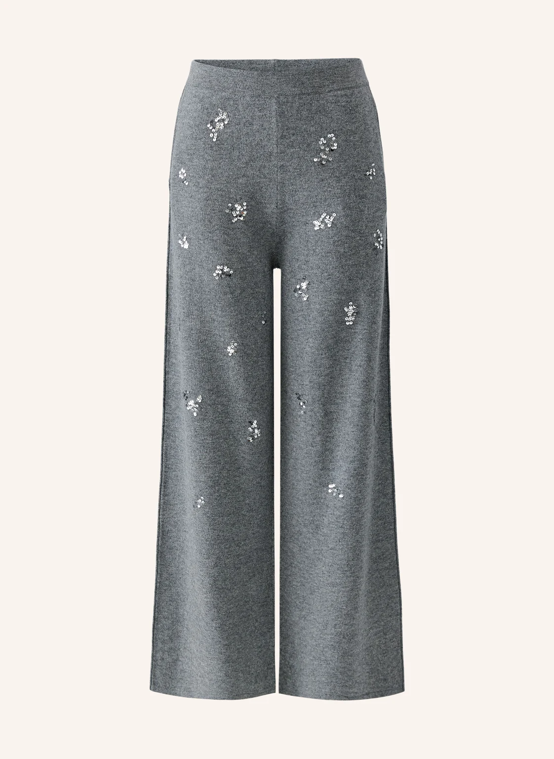 Oui Strickhose mit Pailletten