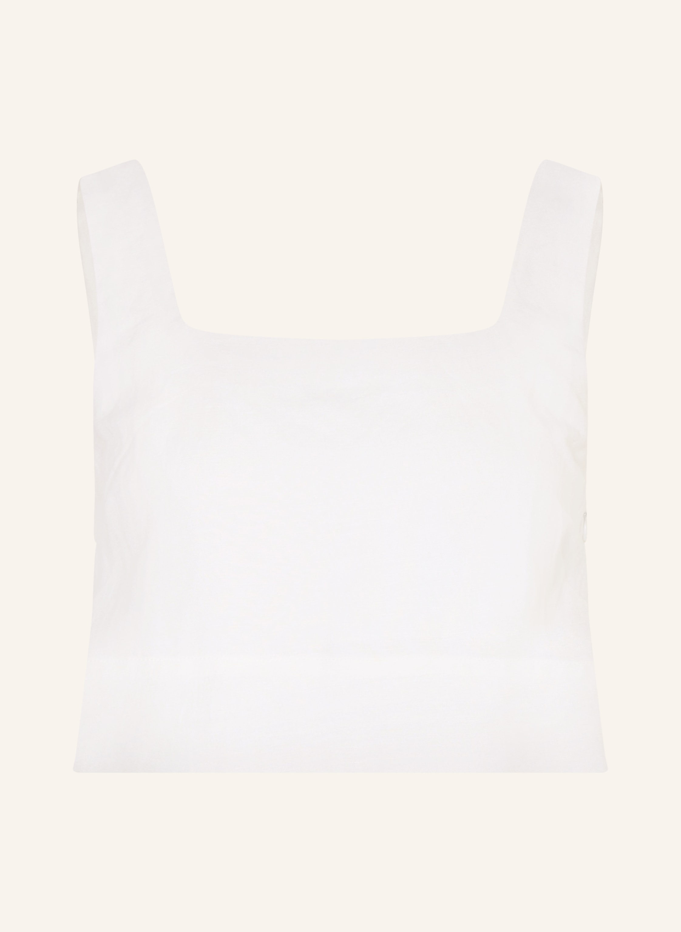 LEZU Cropped-Top ALEA mit Leinen