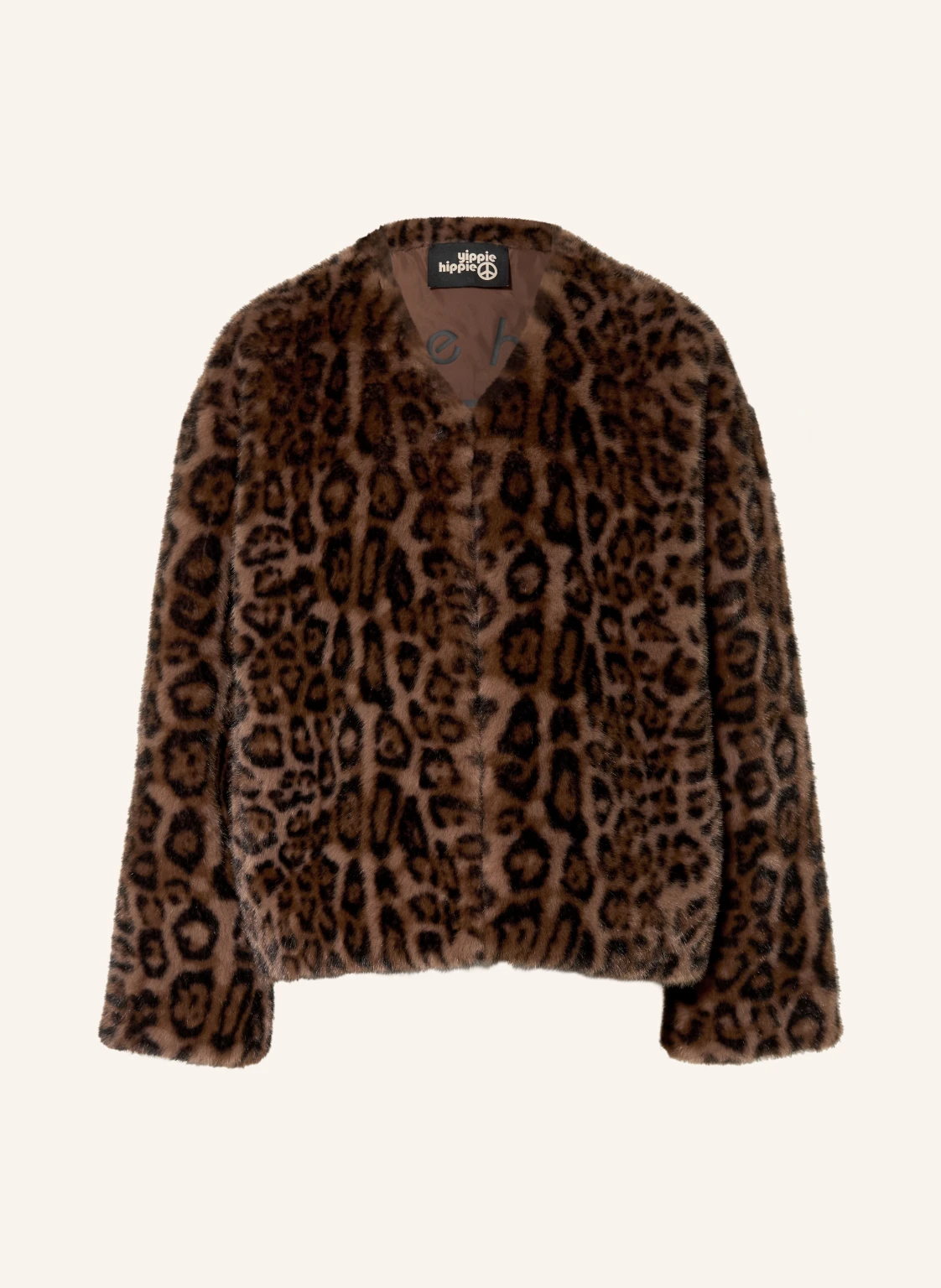 yippie hippie Kunstfell-Jacke