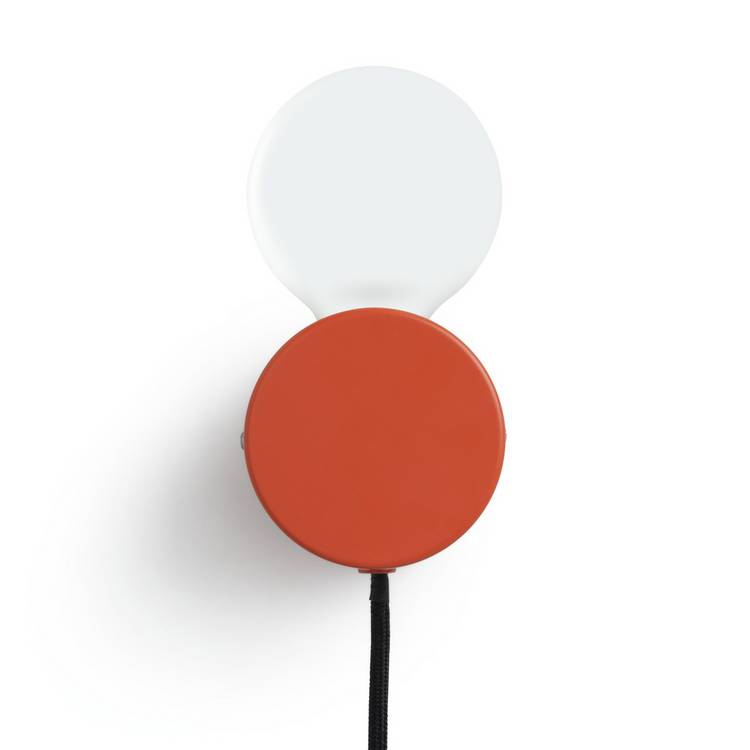 Habitat Banquo Plug In Wall Light - Orange