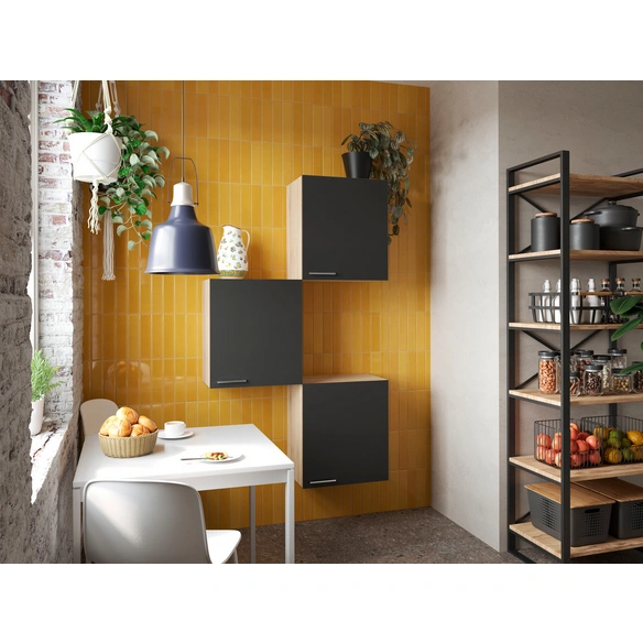Hängeschrank »Merle«, BxHxT: 150 x 168,3 x 168,3 cm, schwarz