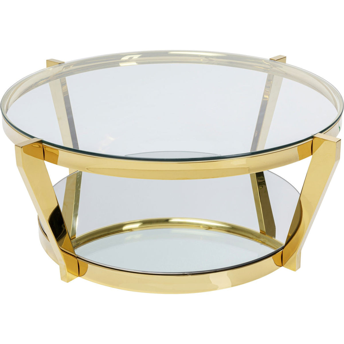 Kare Design Salontafel Monocolo Gouden Ø90cm