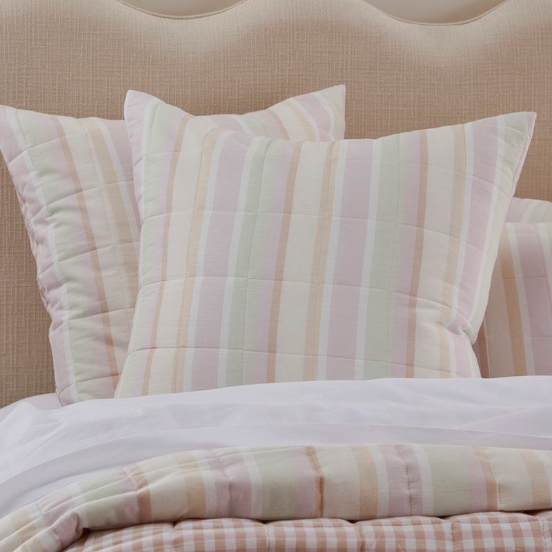 Neapolitan Stripe Quilted Pillowcases
