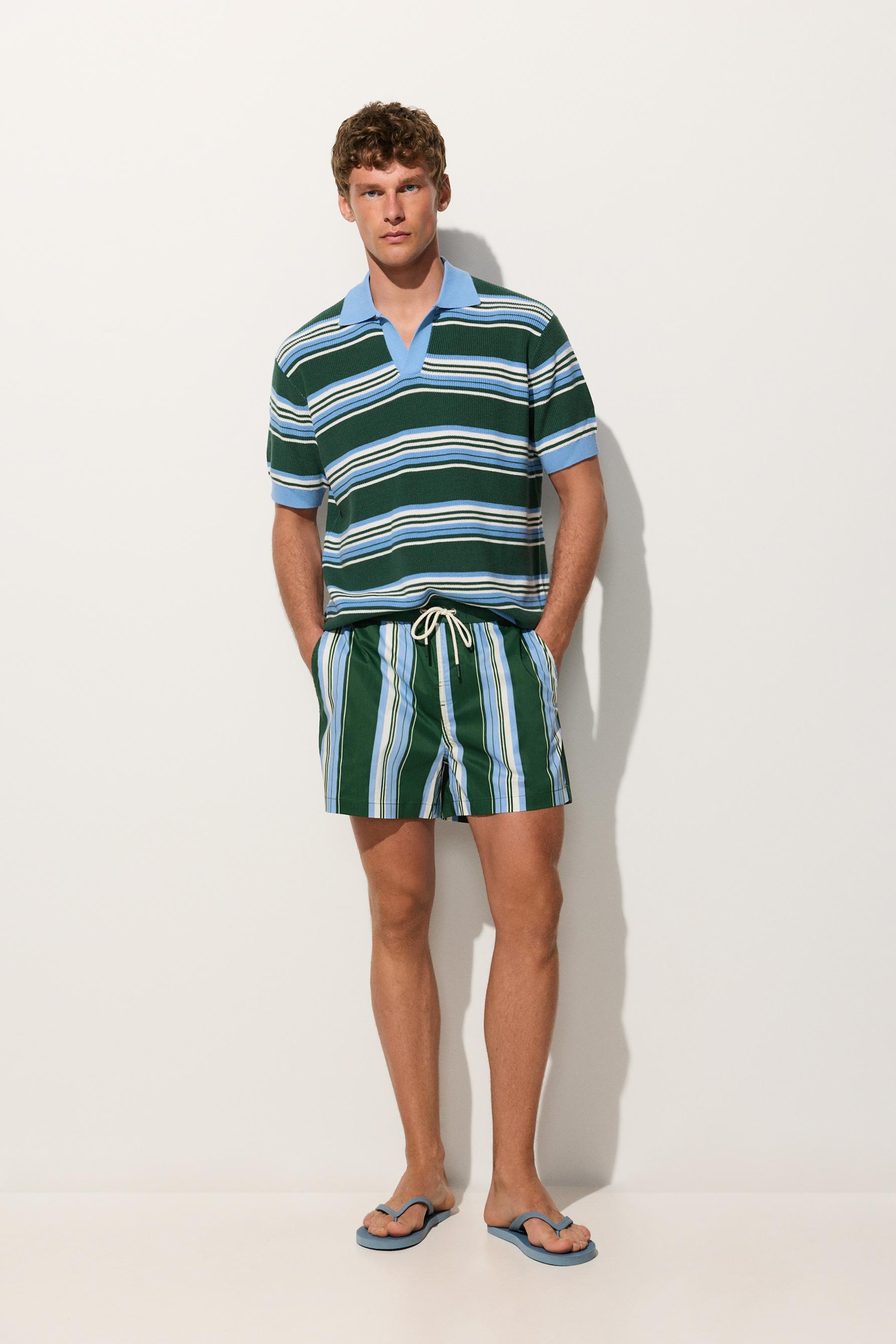 Hombre | Polo rayas verdes