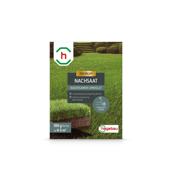 Rasen, Rasensamen Nachsaatrasen umhüllt 0,1Kg für 4-5 m2 (DS Power 30)
