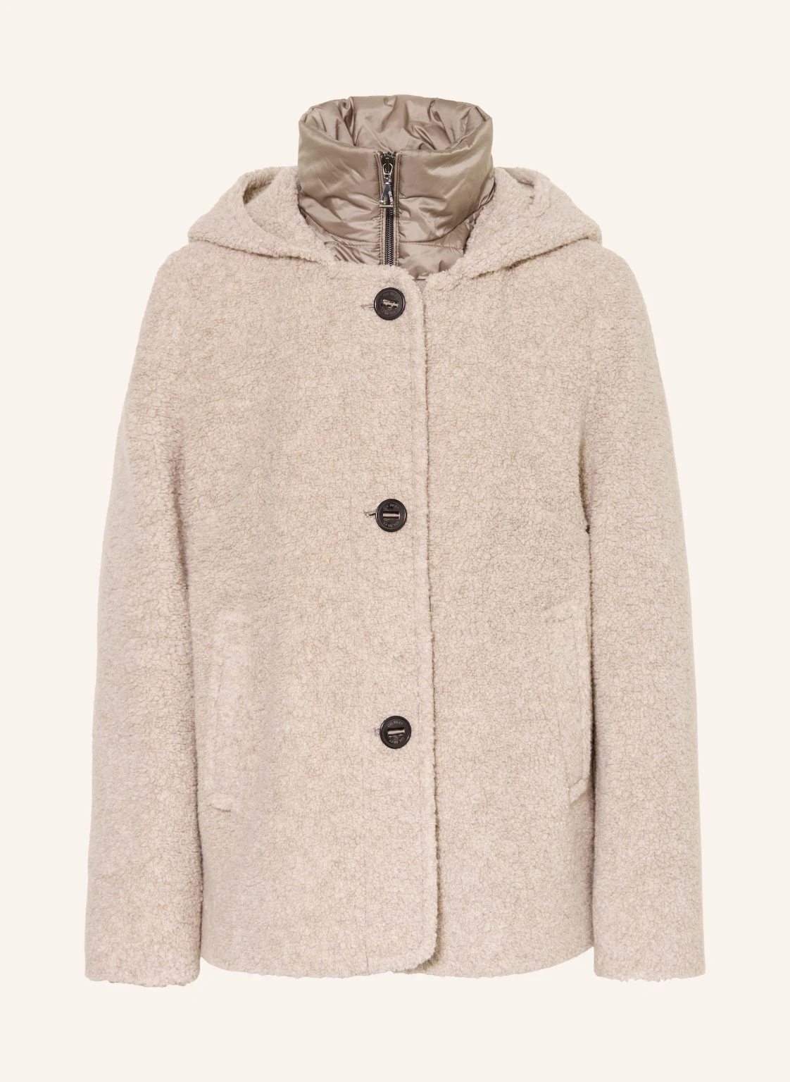 GIL BRET Teddyfell-Jacke mit herausnehmbarer Blende