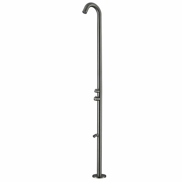 Douche canne de fusil acier inox AISI 316L installation exterieureinterieure