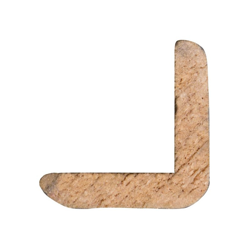 Cornière d'angle en marupa clair 270 x 2 x 2 cm