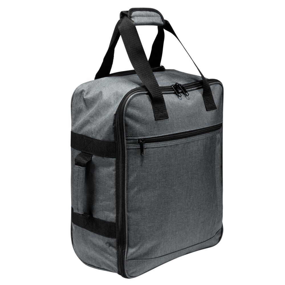 Valise cabine souple 28L lowcost trolley 2 roulettes polyester 35x20xH45cm (2 modèles)