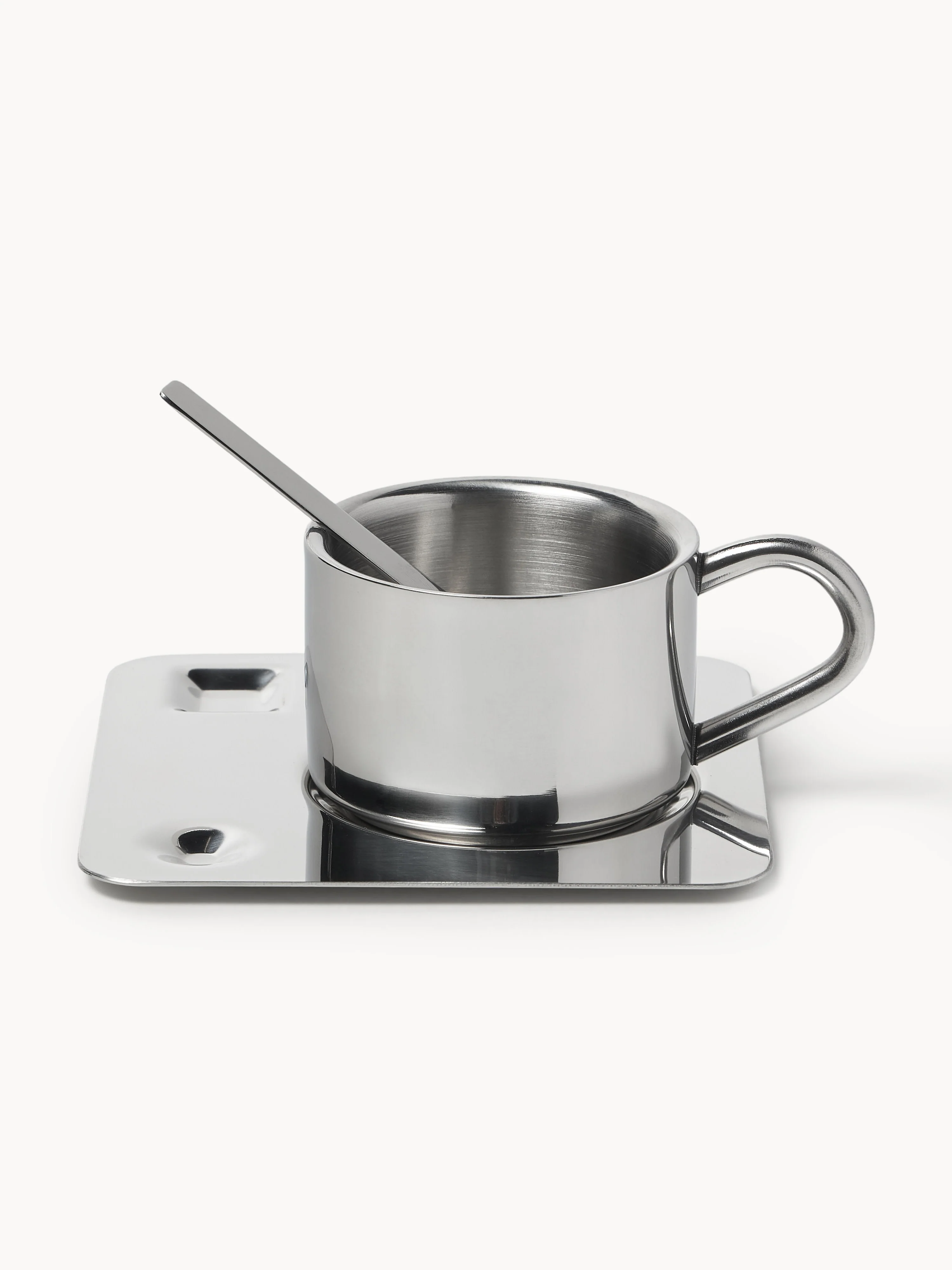 Espresso-Service Shiloh aus Edelstahl, 3er-Set