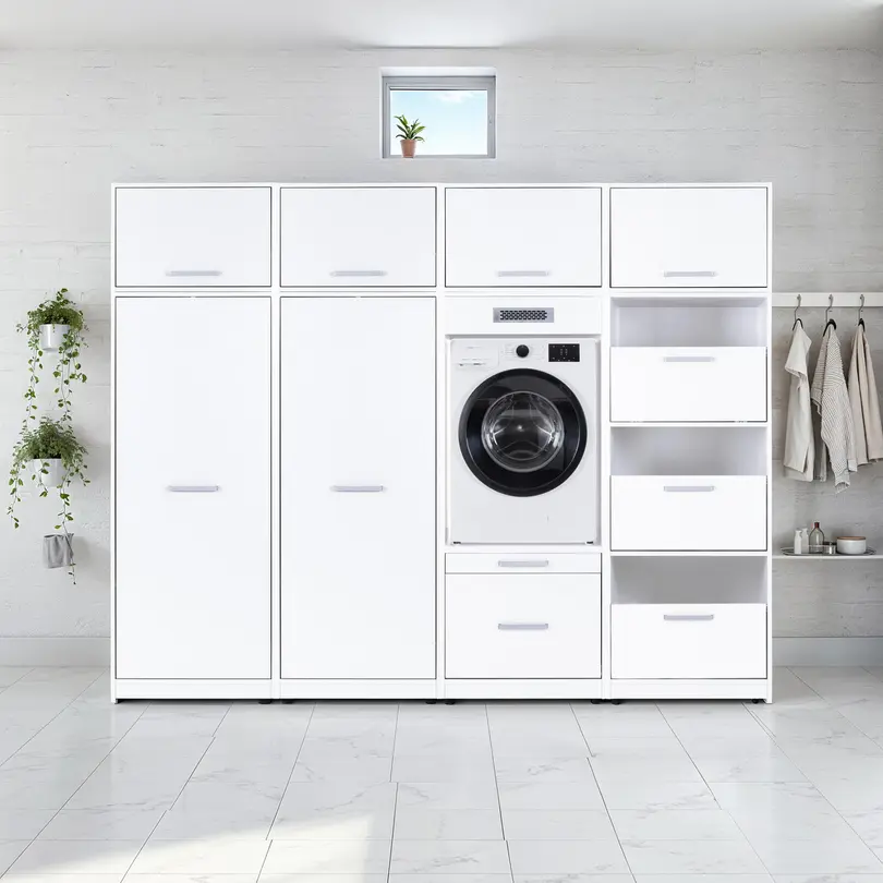 Waschmaschinenschrank 8-teilig Flow