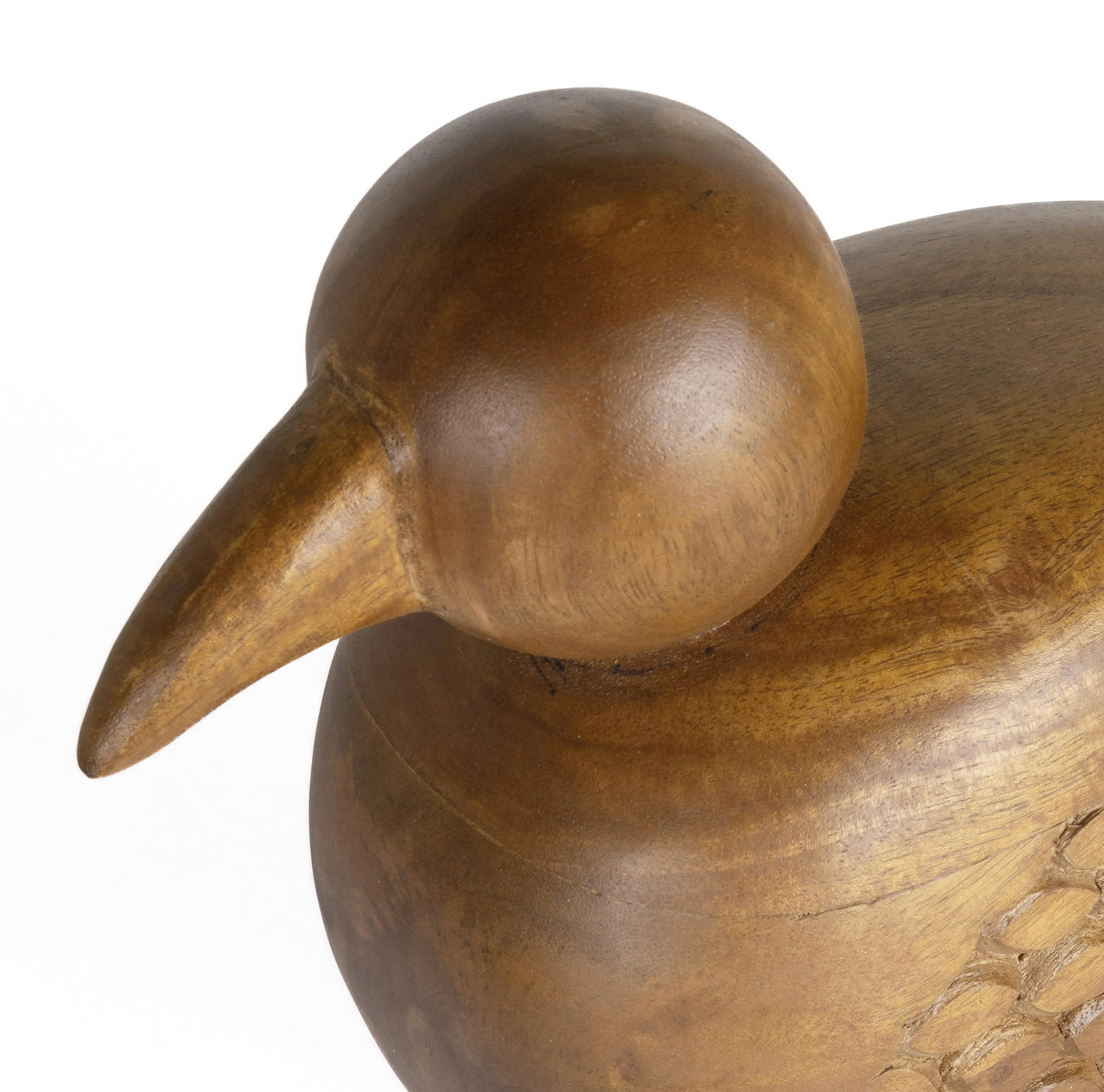 IAGO - Statuette oiseau en bois de manguier H30