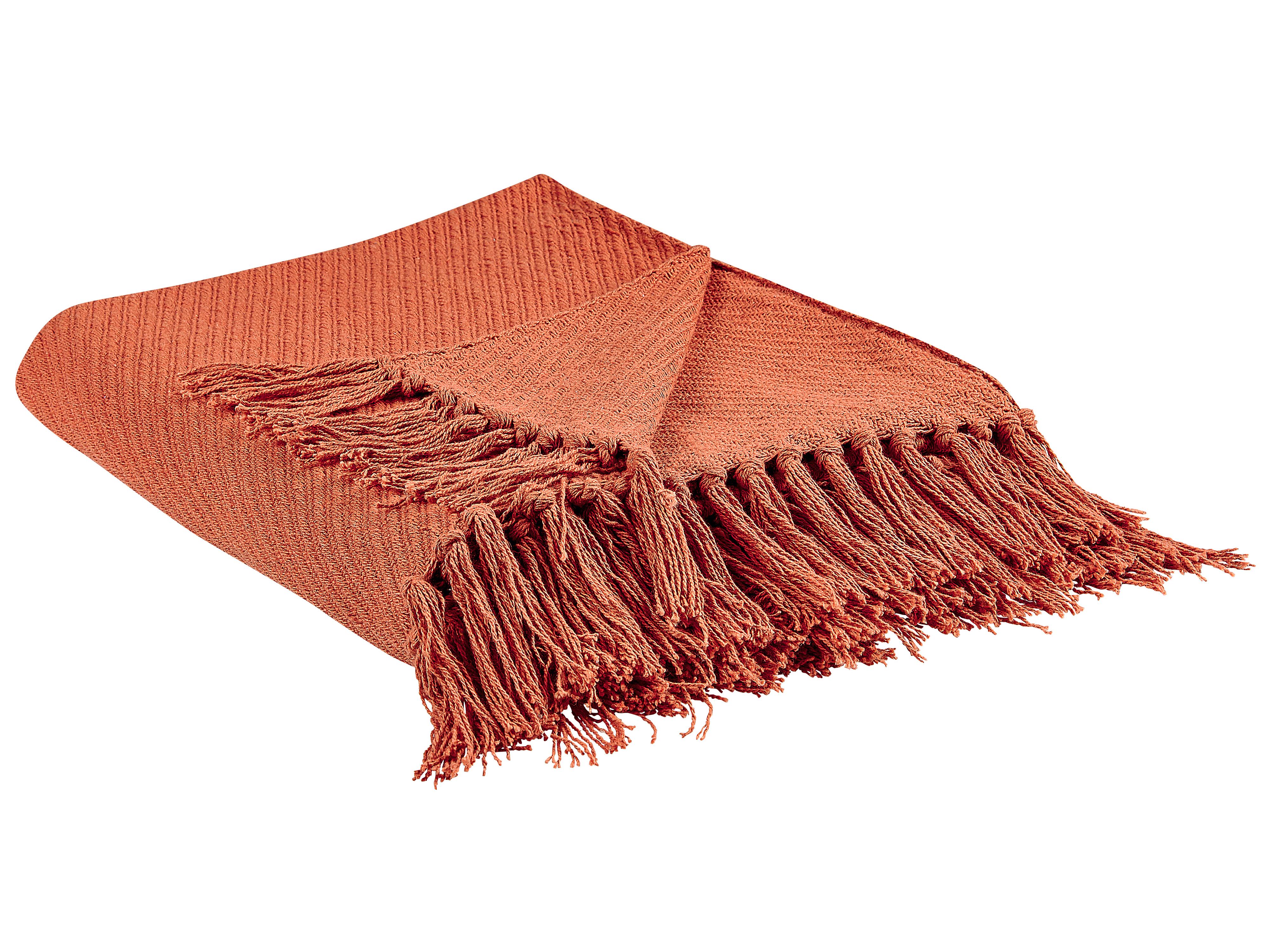 Blanket YARSA Cotton 125 x 150 cm Red