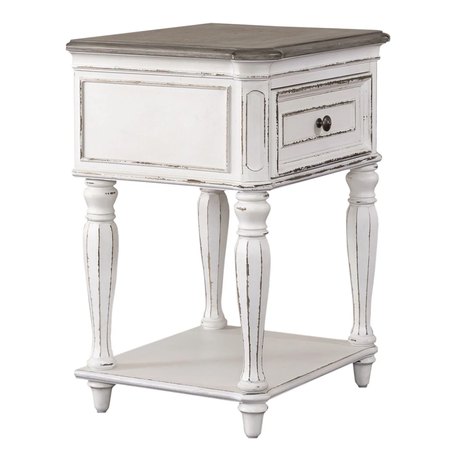 Magnolia Manor Antique White Leg Night Stand