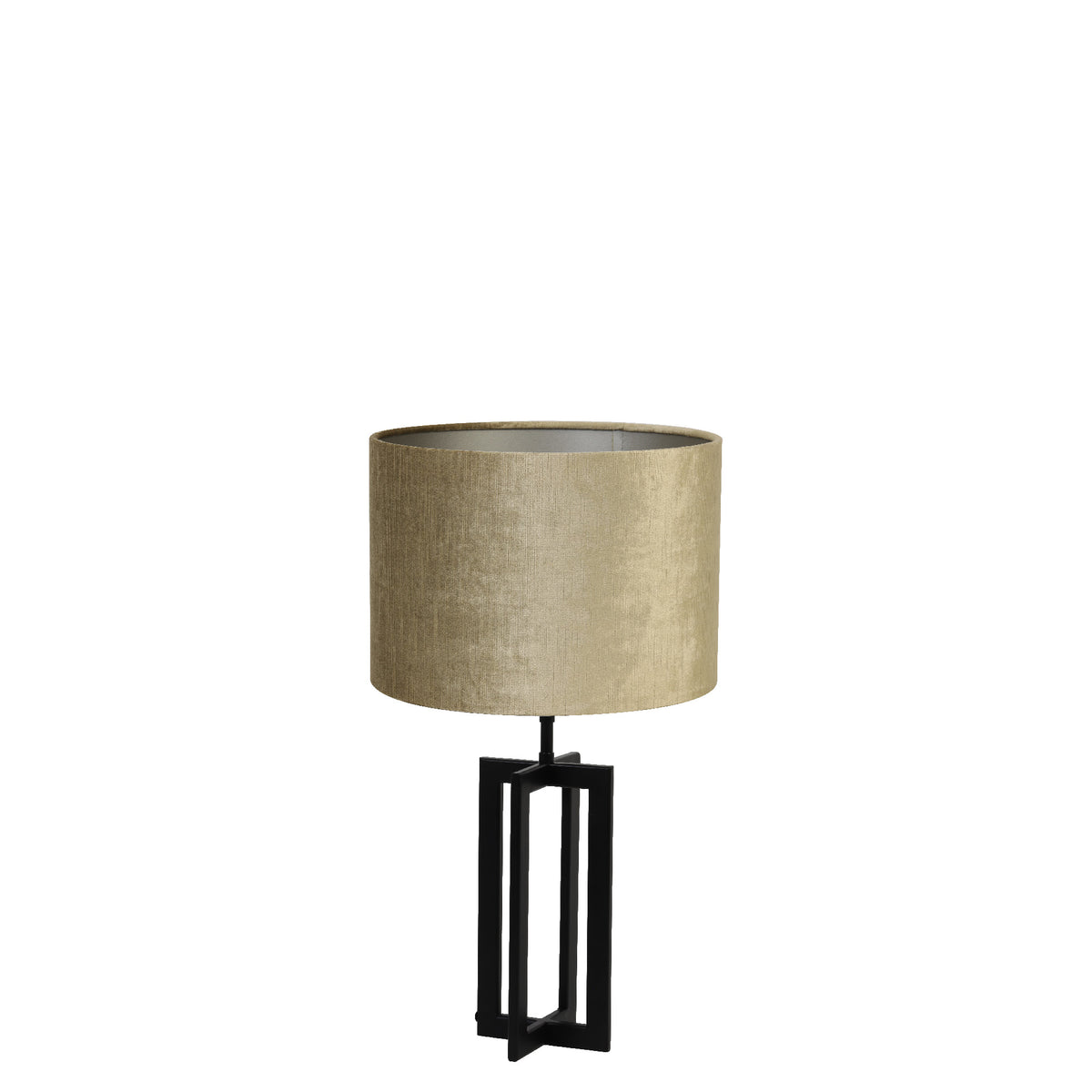 Light & Living tafellamp Mace/Gemstone - zwart, brons - 30x30x56cm