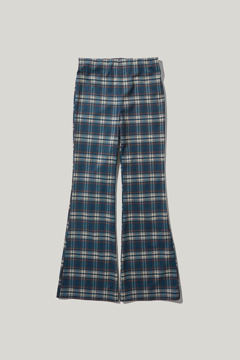 Hello Franki Plaid Wide Flare Pants for girls