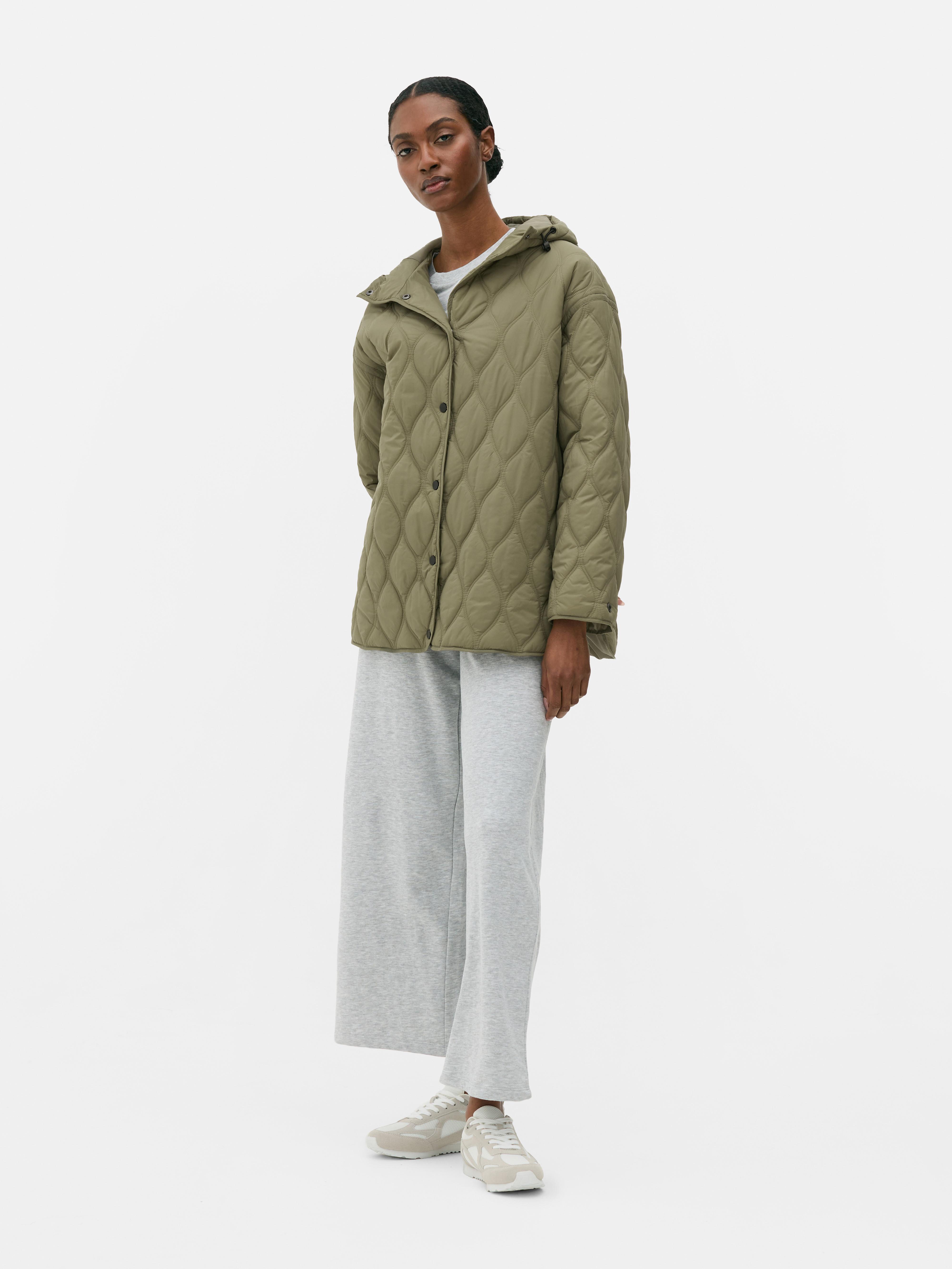 Quilted Hooded Puffer Coat