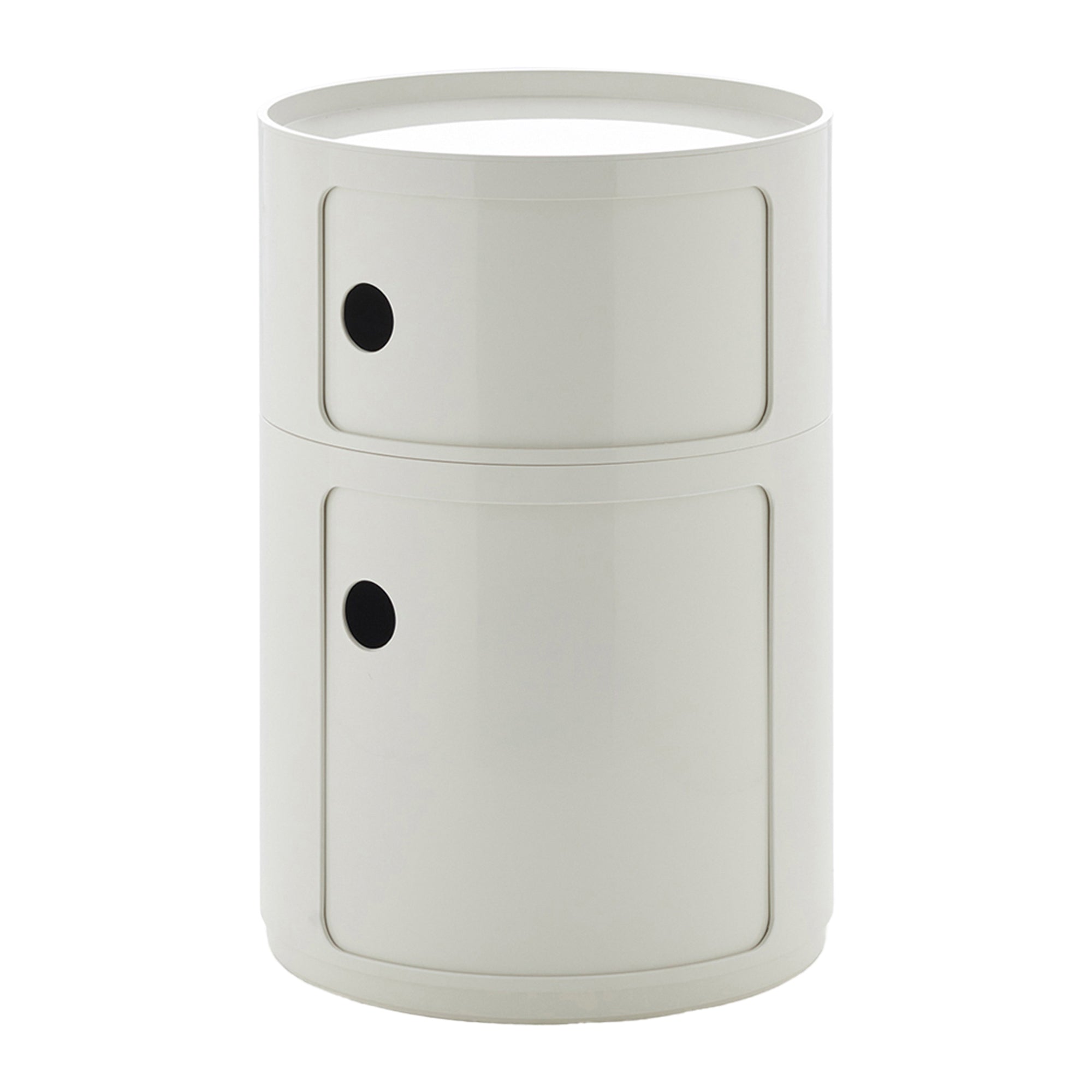 Kartell Componibili Kast Ø 42 cm - 2 Modules - Wit