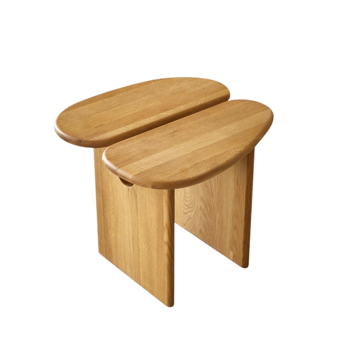Tikamoon - Sophia massief eikenhouten hocker
