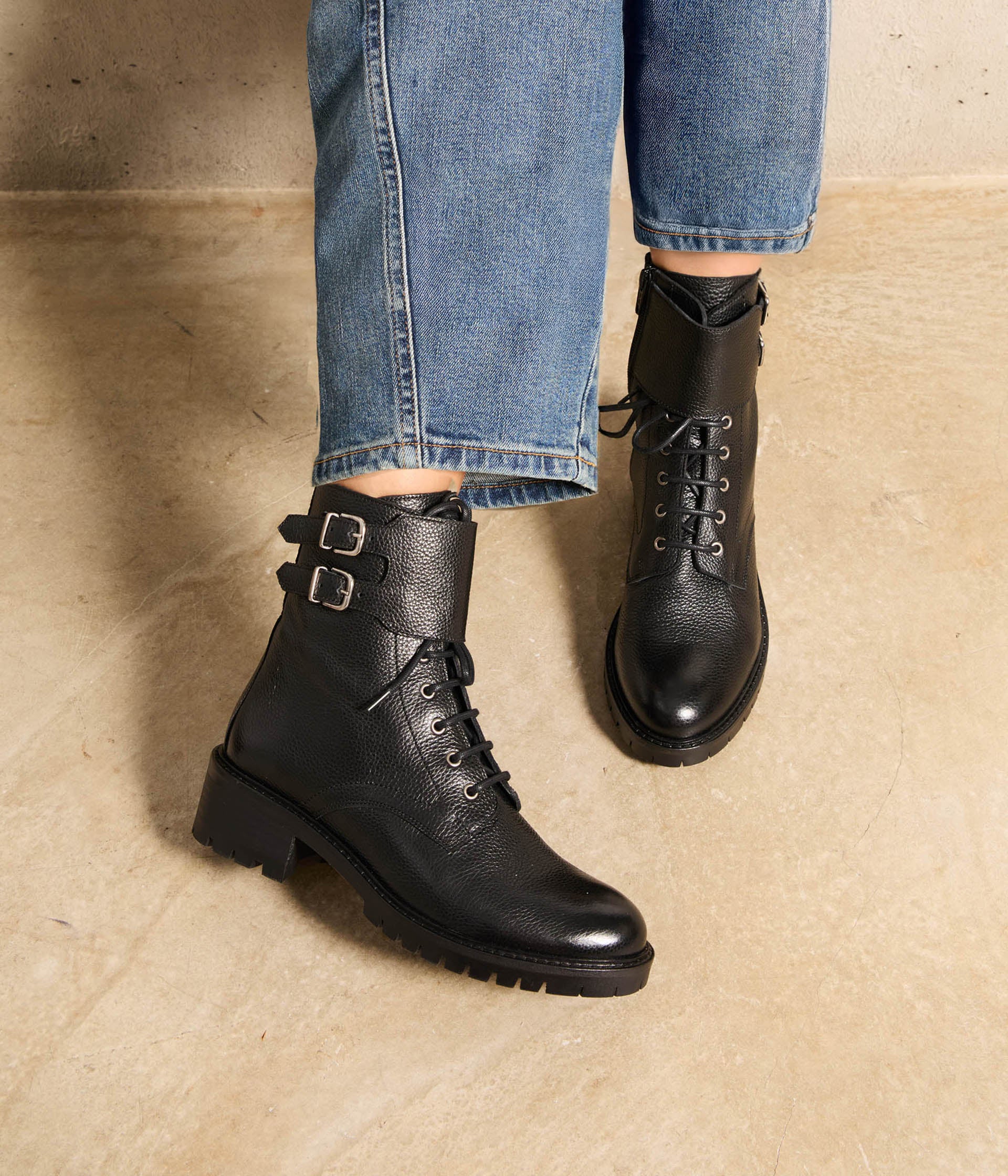 Boots rangers noires Turner