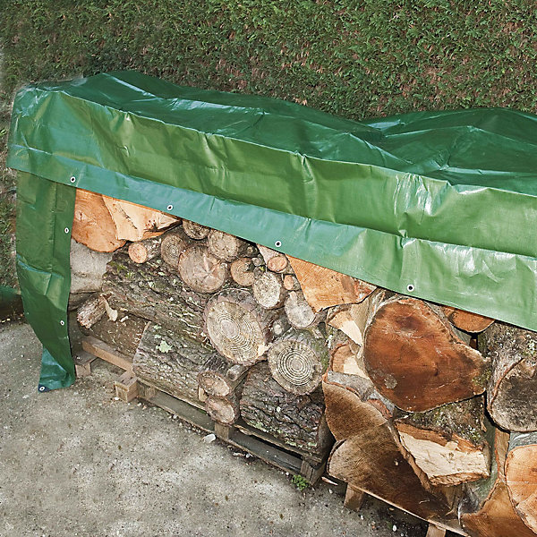 Bâche verte 240 g/m2 WERKA PRO - 2 x 8 m