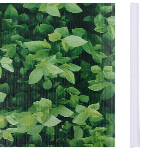 NNEVL Garden Privacy Screen PVC 35x0.19 m Green